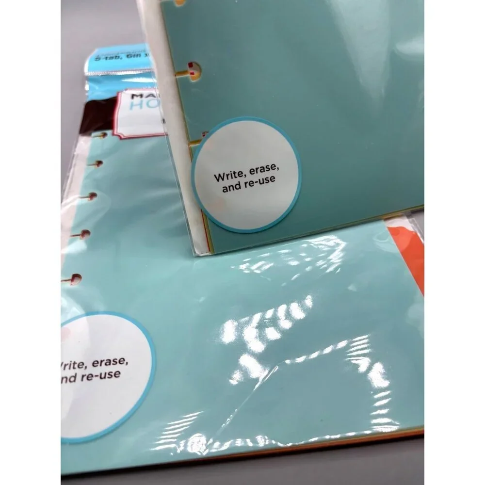 Martha Stewart Home Office 5-Tab Plastic‎ Dividers 6in X 8.5in Avery (2 Pkgs)